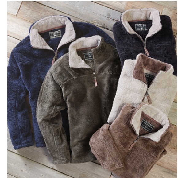 true grit double plush pullover